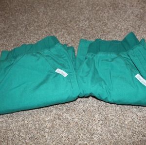 2 pairs of cherokee scrub pants